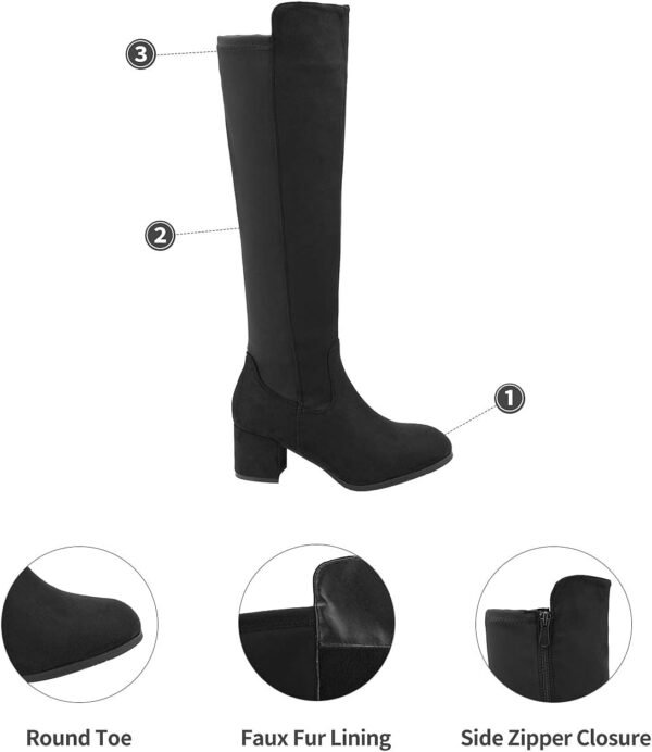 Women's Knee High Stretchy Fashion Boots