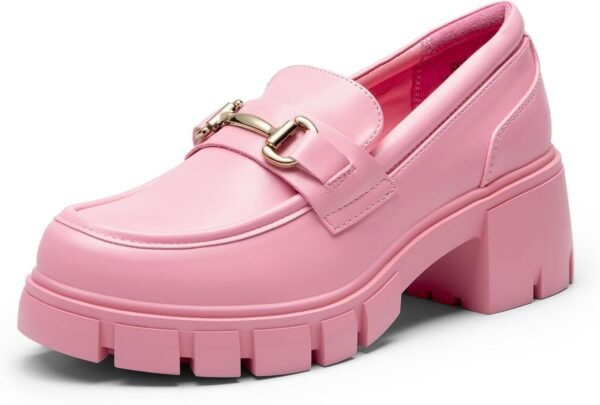 Loafers for Women, Platform Chunky Loafers & Slip On Casual Shoes