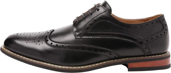 Men's Classic Modern Formal Oxford Wingtip Lace Up Dress Shoes