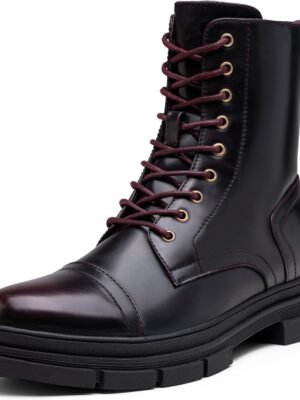 Men's Boots Fashion High Top Motorcycle Boots Waterproof Boots for Men
