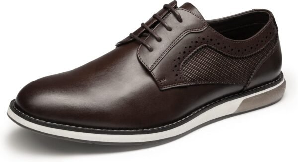 Men's Plain Toe Oxford Shoes Business Formal Derby Dress Sneakers