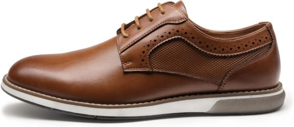 Men's Plain Toe Oxford Shoes Business Formal Derby Dress Sneakers
