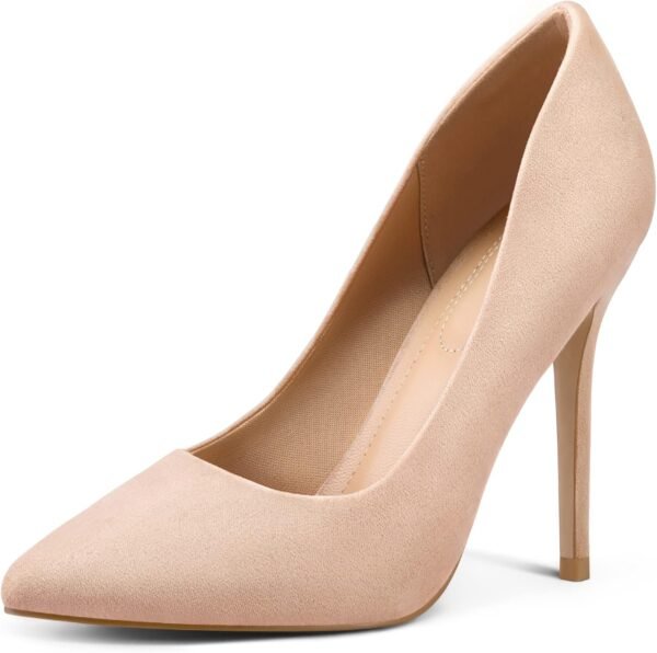 Women's High Heels Pumps Closed Pointed Toe Stiletto 4IN Heels Dress Wedding Shoes