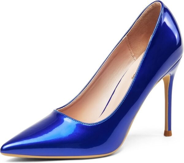High Heels Pumps for Women Closed Toe,Sexy Pointy Stiletto Heels 4 Inch,Party Prom Dress Pump Shoes