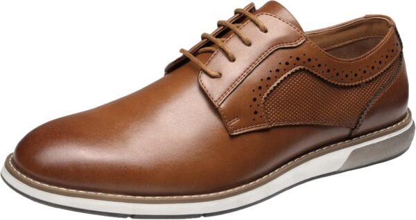 Men's Plain Toe Oxford Shoes Business Formal Derby Dress Sneakers
