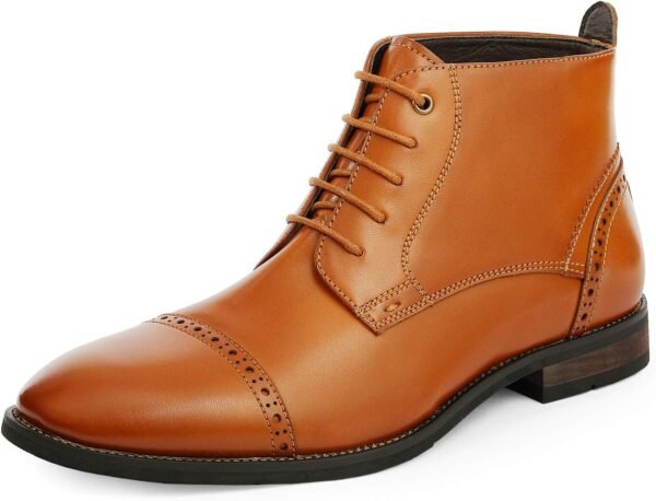Men's Dress Ankle Boots Cap Toe Oxford Boot
