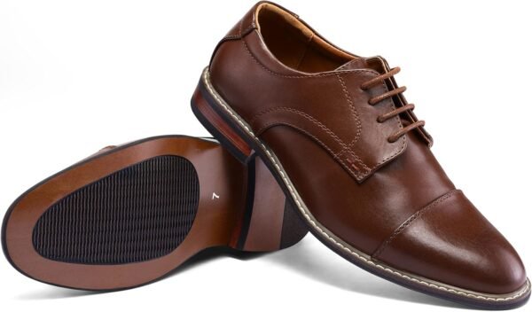 Men's Dress Shoes Formal Business Classic Lace Up Wingtip Oxford Shoes