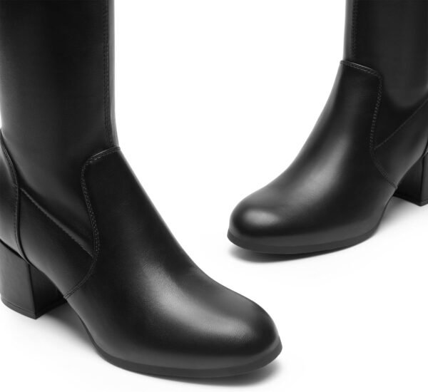Women's  Over The Knee Thigh High Chunky Heel Boots Long Stretch Sexy Fall Boots